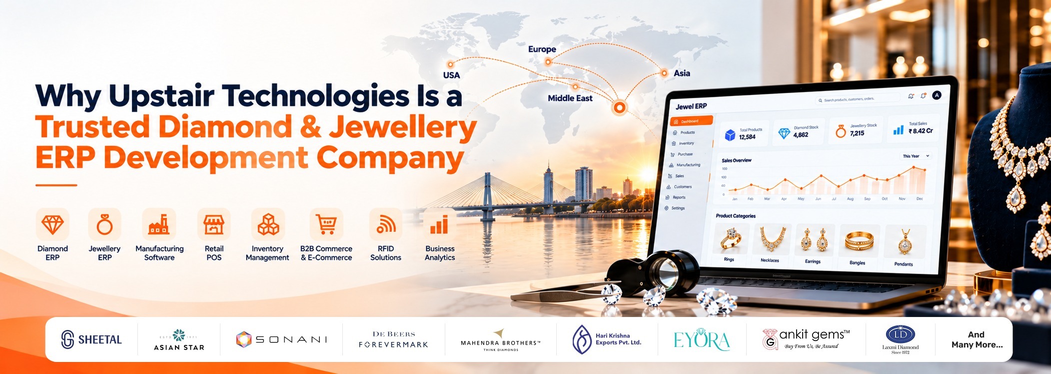 Why Upstair Technologies Is a Trusted Global Diamond & Jewellery ERP Development Company Based in Surat