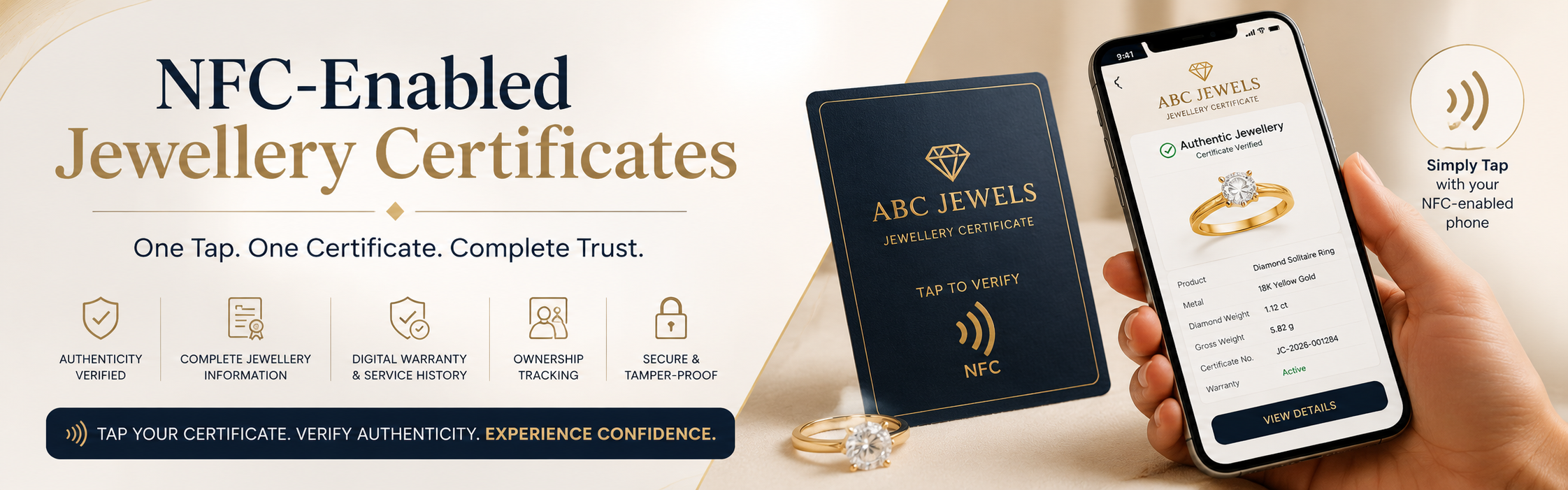 NFC Enabled Jewellery Certificates: A New Digital Identity for Every Jewellery Piece