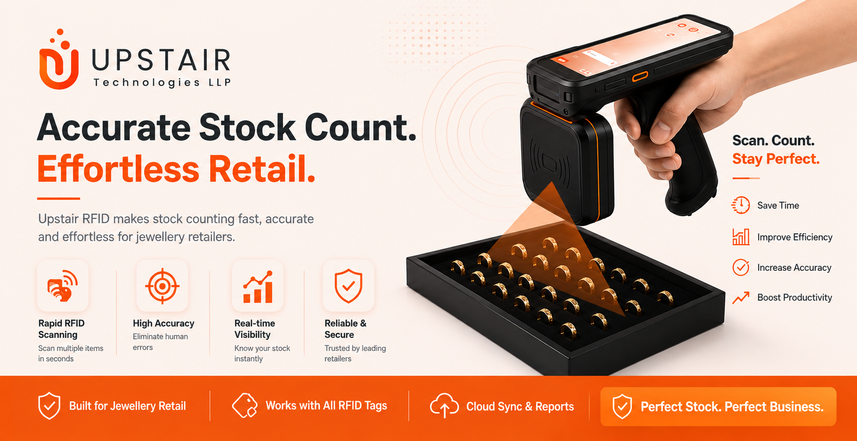 Transforming Jewellery Stock Audits with Handheld RFID Technology